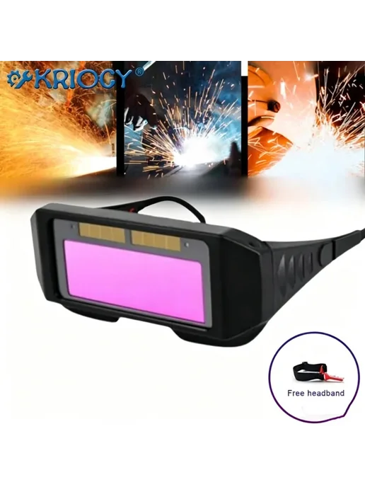 Нет бренда Сварочные очки с линзами ture color lens, черные, черный, фото 2