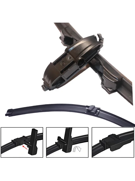 adohon Pióra wycieraczek samochodowych 15" 10 P H Side Arm, вариант