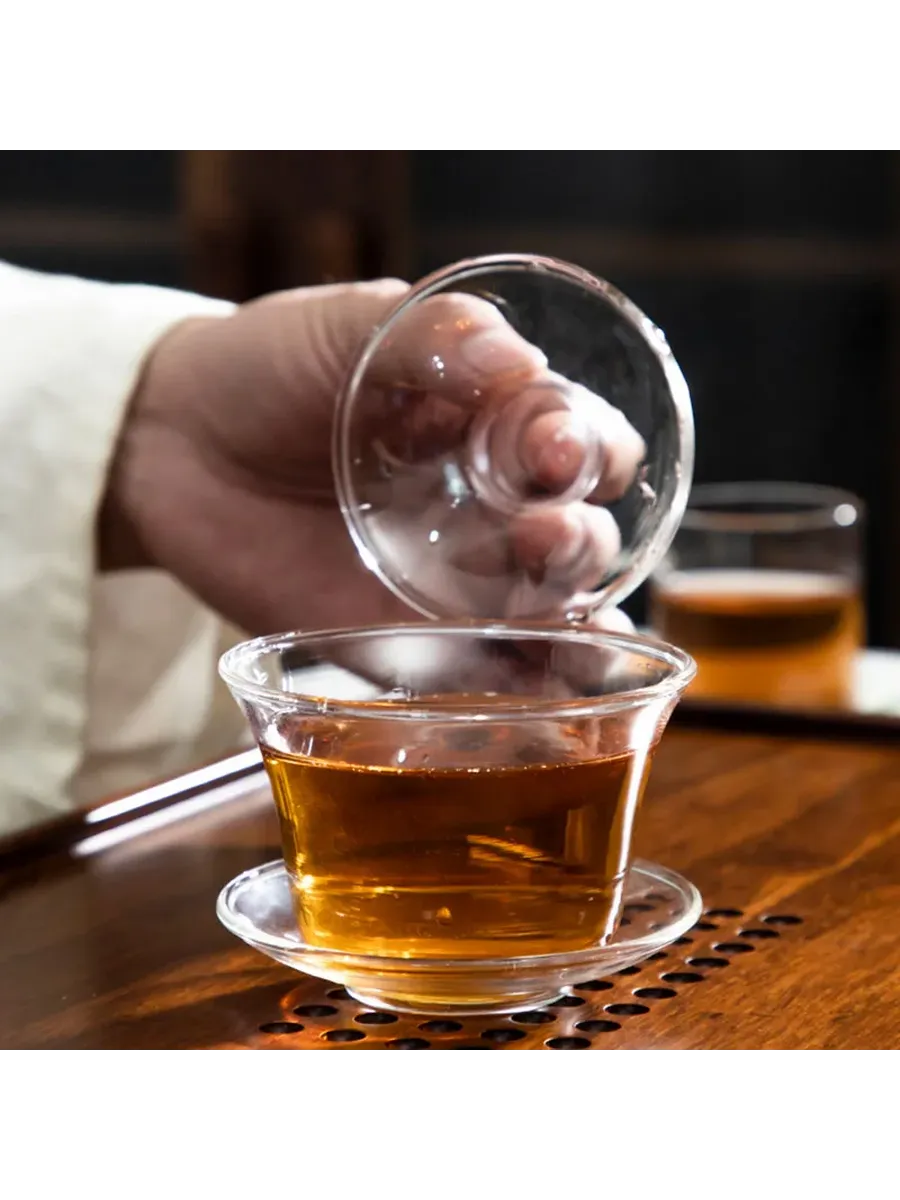 Термостойкий стеклянный gaiwan