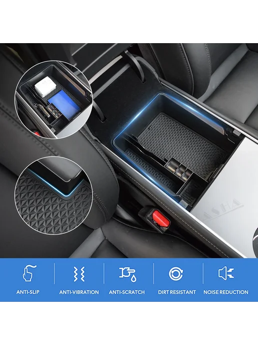 Masha Коробка для хранения Tesla Model 3 Y 1PCS Cup Holder, 1 шт, фото 3