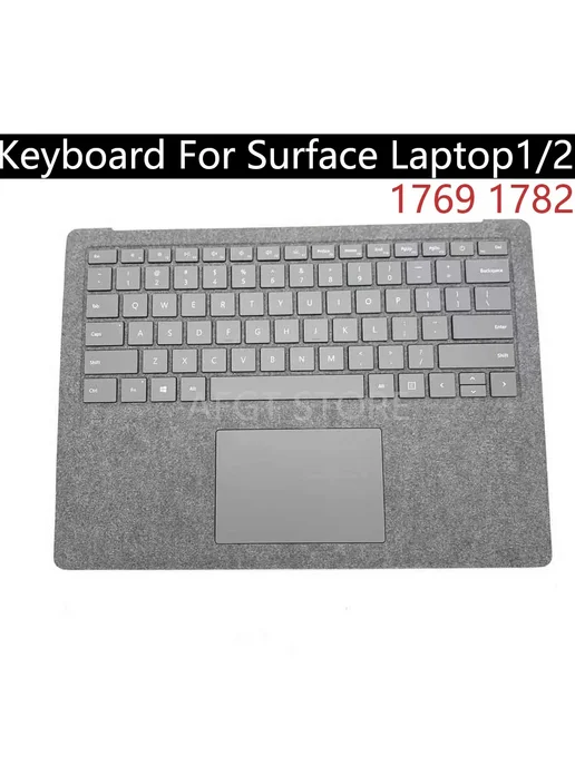 AFGT Клавиатура для Surface Laptop 1 2, серый, 1769, серый