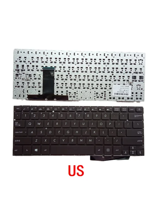 srhtennew Русская клавиатура для ноутбука ASUS UX31 US Brown, коричневый