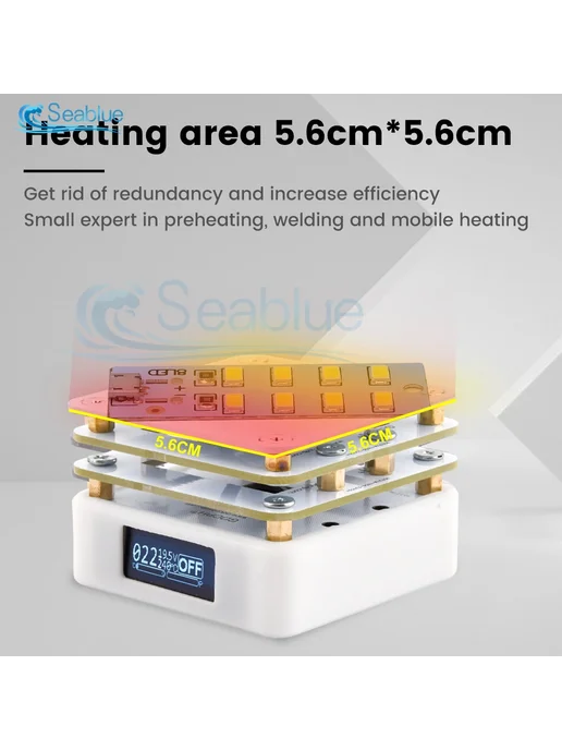 Нет бренда Мини паяльная станция 65W, Regular style, 65 Вт, фото 4