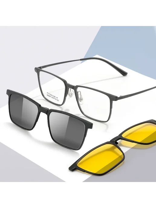 Gmei Optical Оправа C4 Brown Golden, 3 в 1, коричневый, фото 2