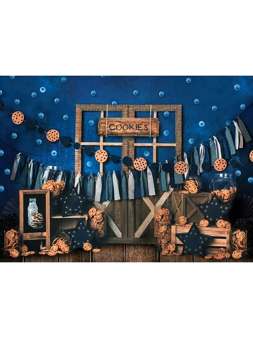 Tiboorson Фон для фотосъемки белый синий, 150x100 см, 150x100 см, фото 5