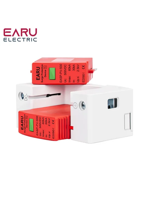 EARU Защитник SPD 3P DC1000V 30-60KA 500В 800В 1000В, Защитник SPD 3P DC1000V, фото 5