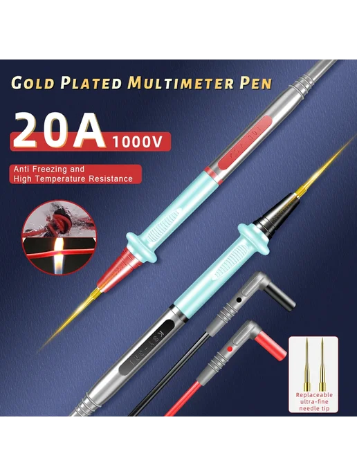 KUAIQU Провода тестерные для мультиметра 20A Silicone B, вариант, фото 3