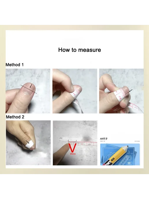 Нет бренда Набор накладных ногтей сердце 10 шт L-send tool kit, 10 шт, фото 4