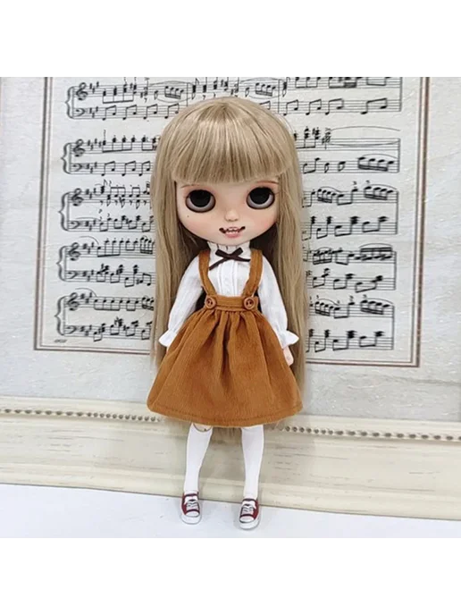 Me and Toy Кружевное платье для куклы Licca Ymy Azones Ob24 Ob27, розовый, фото 6