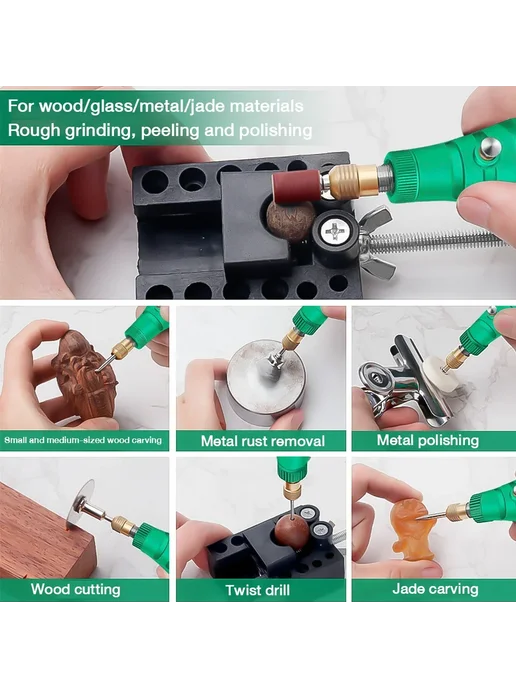 Aideepen Мини-дрель EU Plug with 132sets, вариант, фото 7