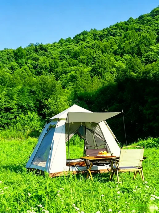переносная палатка, серый, в упаковке 3,5 кг, фото 5