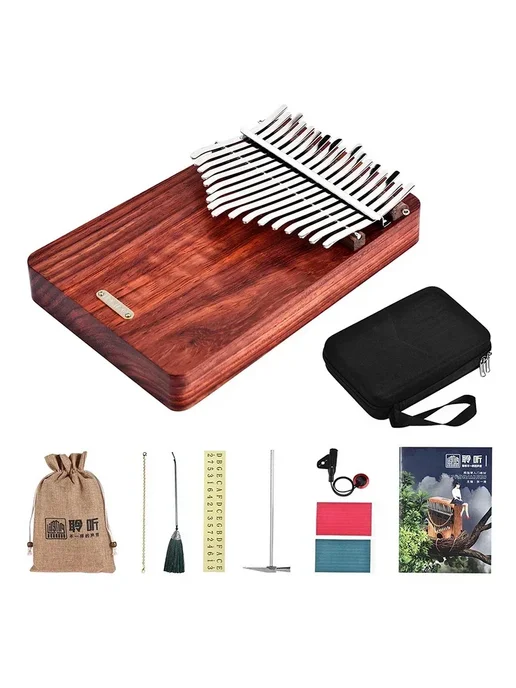 MDUG LINGTING Kalimba 17 21 Keys 21 Key F Note, коричневый, фото 7