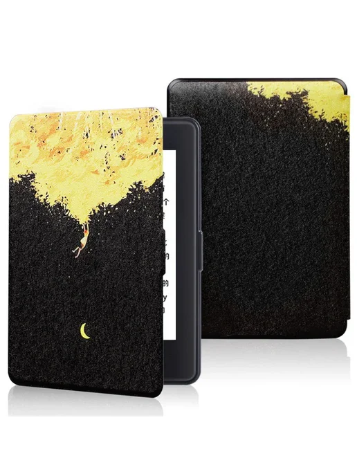 Zimoon Защитный чехол для Kindle Paperwhite Kid and tree, черный