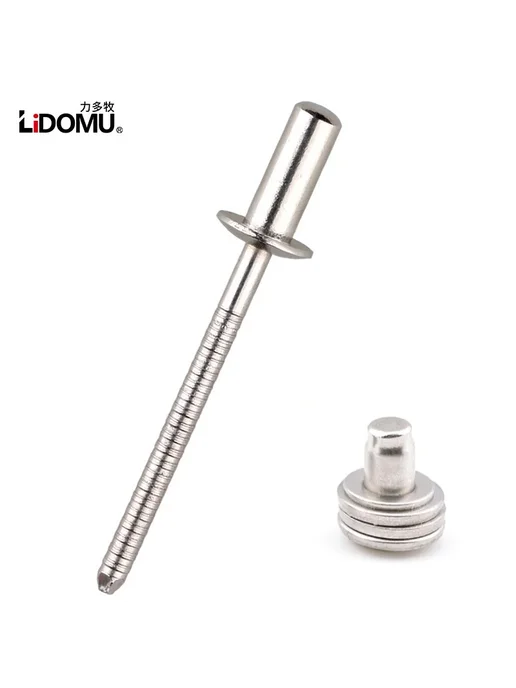 LiDOMU Заклепки из нержавеющей стали, 50Pcs, 4x18 мм, 50 шт