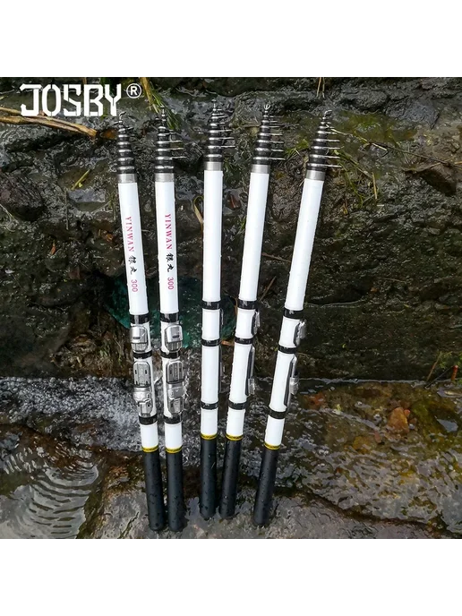 JOSBY Спиннинг телескопический 2.7M-Green, вариант, фото 3