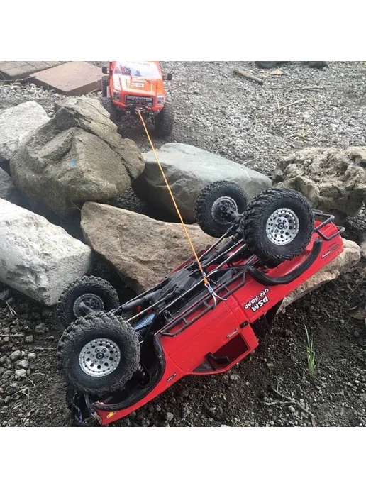 FACSNY Кинетический ремень лебедки RC Crawler 1 10, черный, синий, фото 5
