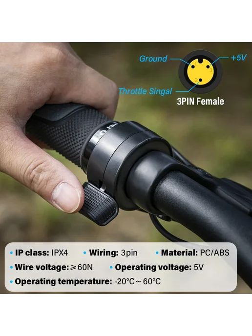 BAFANG Датчик скорости Speed Sensor черный для, черный, фото 3