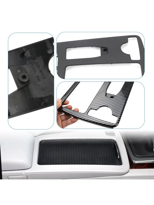 Нет бренда Крышка подстаканника Mercedes Benz Model B Black, черный, фото 5