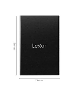 lexar E100 SSD Корпус 2.5" USB 3.0, черный