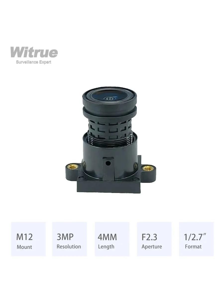 Объектив камеры Witrue M12 3MP 4MM IR-Cut