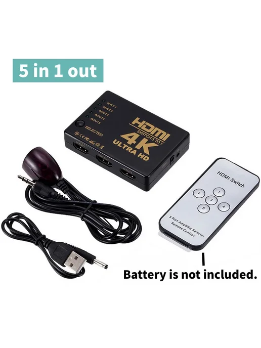 kebidumei HDMI-переключатель 5 в 1, вариант