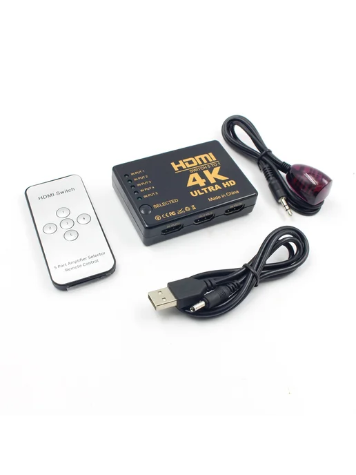 kebidumei HDMI-переключатель 5 в 1, вариант, фото 7