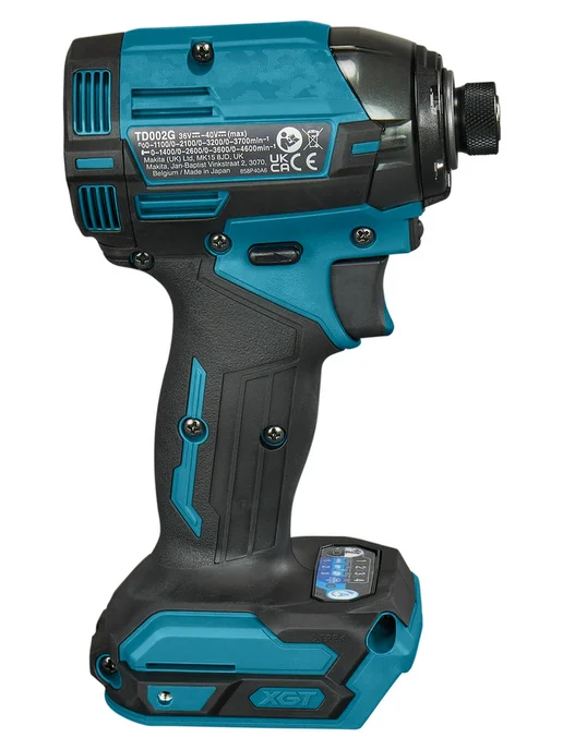 Makita Шуруповерт TD002GZ01 40В 220Нм 4100уд мин (Без АКБ и З У), голубой, фото 2