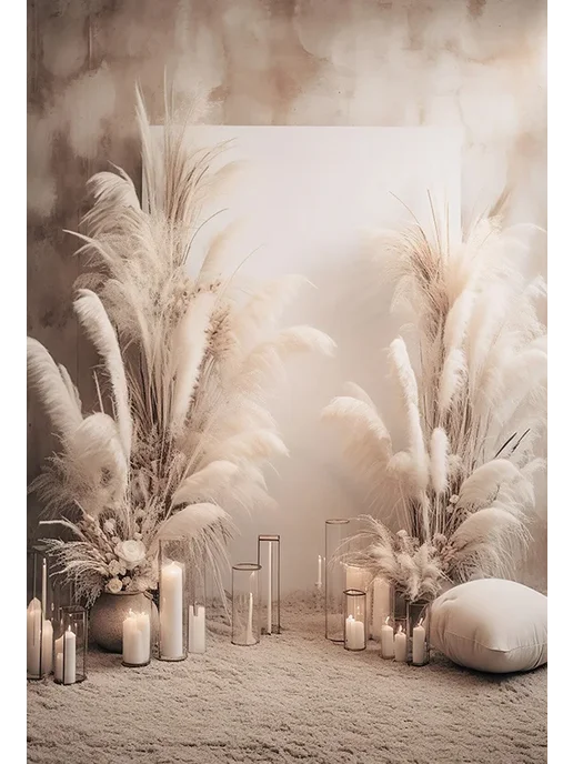 mehofond Фотофон Boho Pampas sky blue, голубой, фото 4