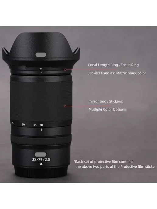 Fgzefort Объектив Canon 28-75 2.8 с защитной пленкой, цвет R, вариант, фото 4