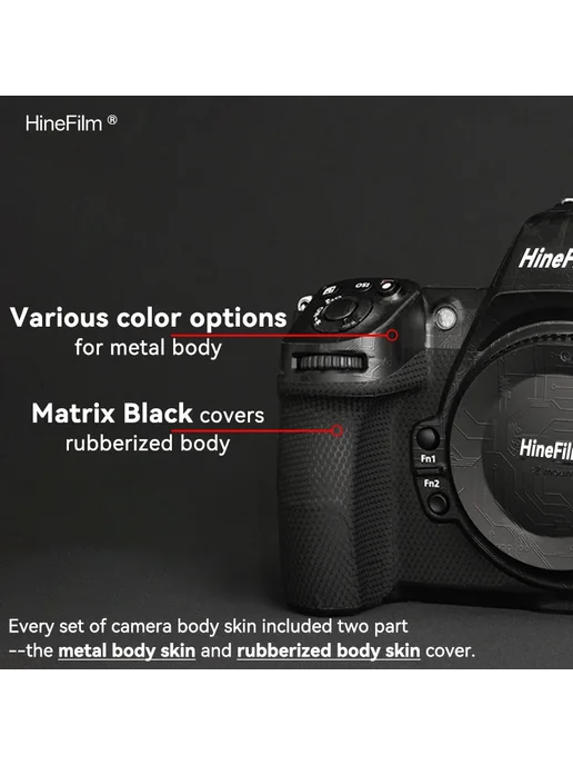 HineFilm Защитная пленка для Nikon Z8 Fantasy Black, черный, фото 4