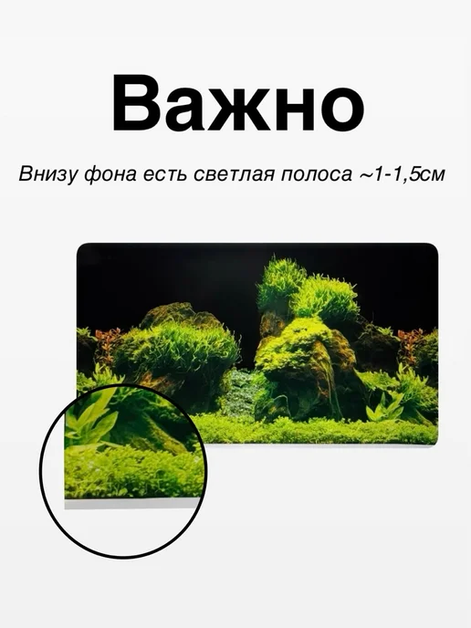 Фон для аквариума и террариума двухсторонний. 45х30, 45x30, фото 2