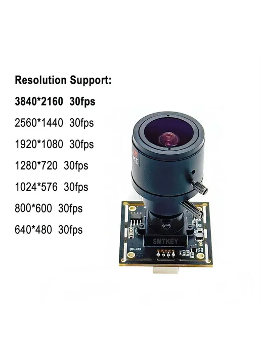 smtkey Вебкамера 4K IMX415, 8MP with 1M, 8MP with 1M, фото 6