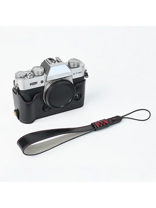 Cozyshot Кожаный чехол для Fujifilm X-T30 X-T20 X-T10, черны, черный