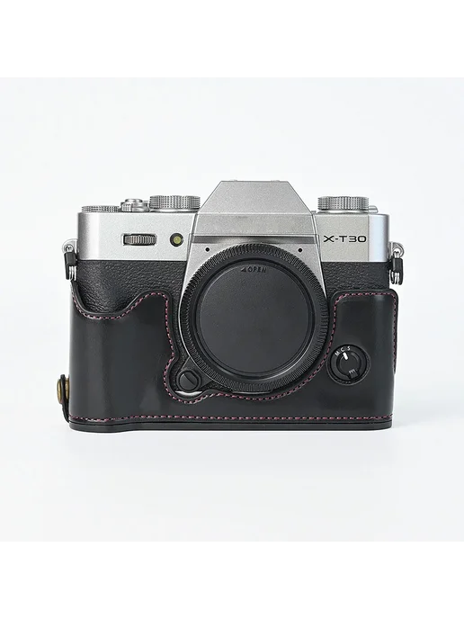 Cozyshot Кожаный чехол для Fujifilm X-T30 X-T20 X-T10, черны, черный, фото 3