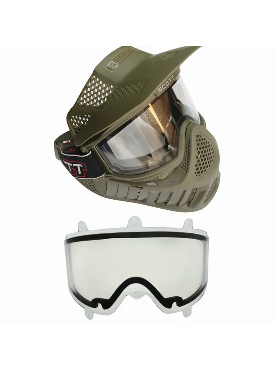 Пейнтбольная маска SCOTT Spunky Black Mask