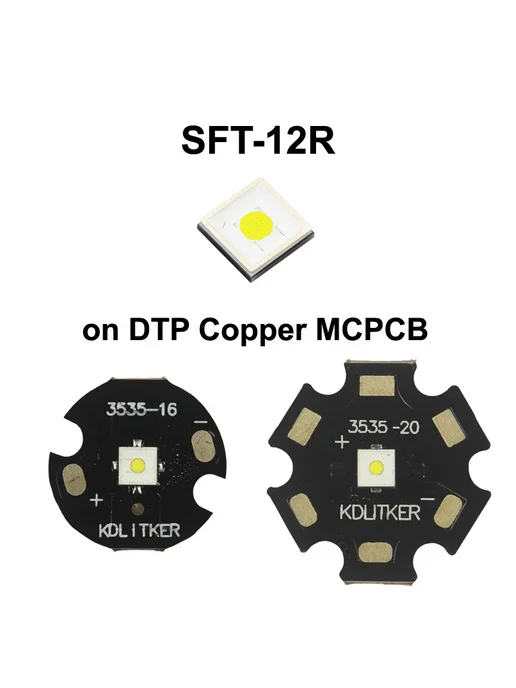 Нет бренда Светодиодный шарик SFT-12R, белый 5700K, 10mm MCPCB, 11 Вт, фото 2