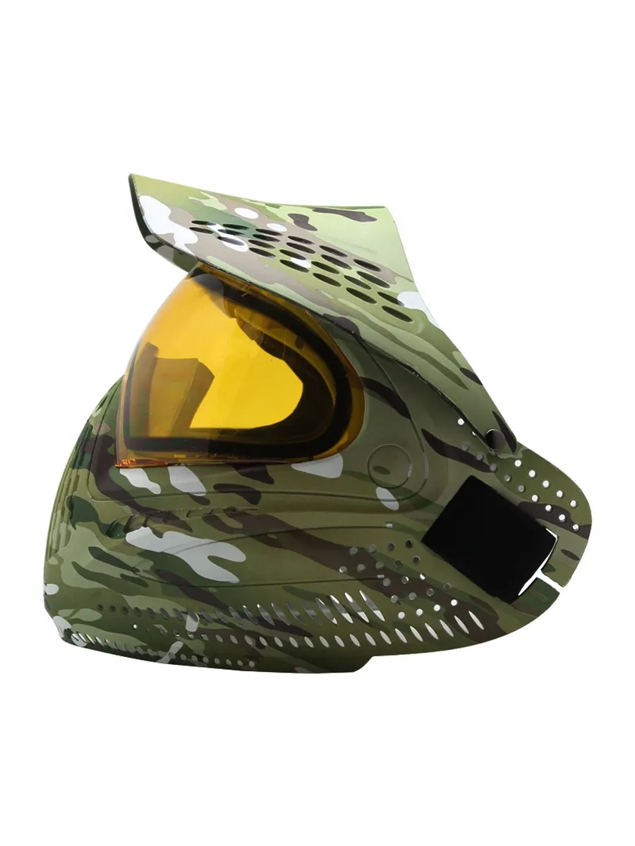 Пейнтбольная маска Spunky Lotus Camo, желтая