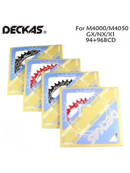 Нет бренда Звездочка DECKAS MTB 32 т DK 96BCD Round Black, черный, фото 2