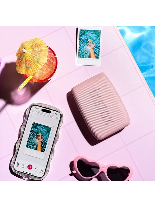 FUJIFILM Instax Mini Link 3, розовый, 40 листов, зеленый, фото 3