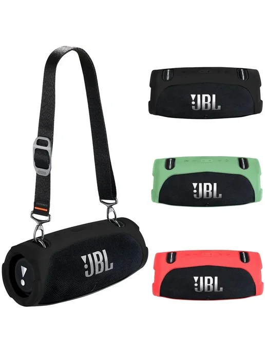 Chrysanthem Силиконовый чехол для JBL Xtreme 3 Black, черный, фото 3