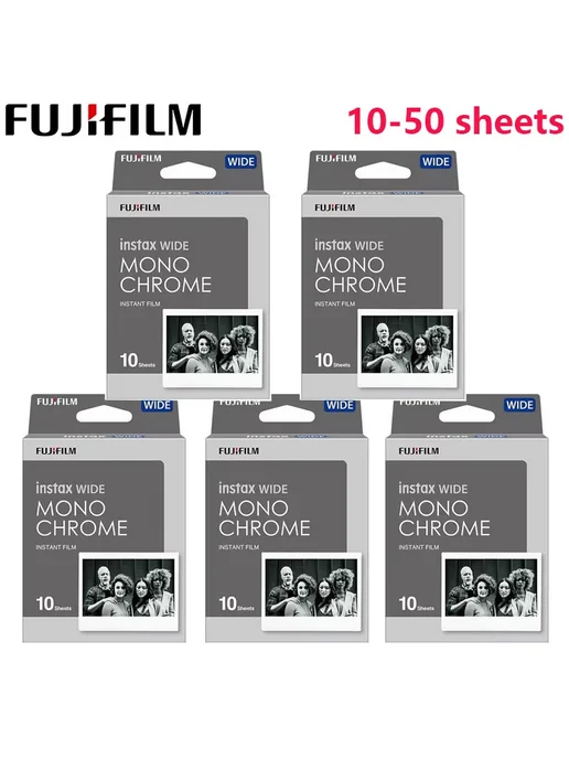 FUJIFILM Фотобумага Instax Wide Black, 20 листов, черный, фото 2