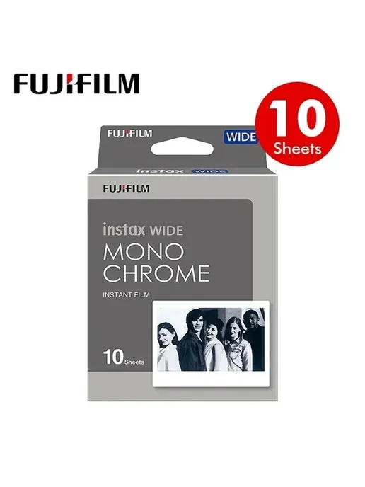 FUJIFILM Фотопленка Instax Wide 40 листов, White edge, белый