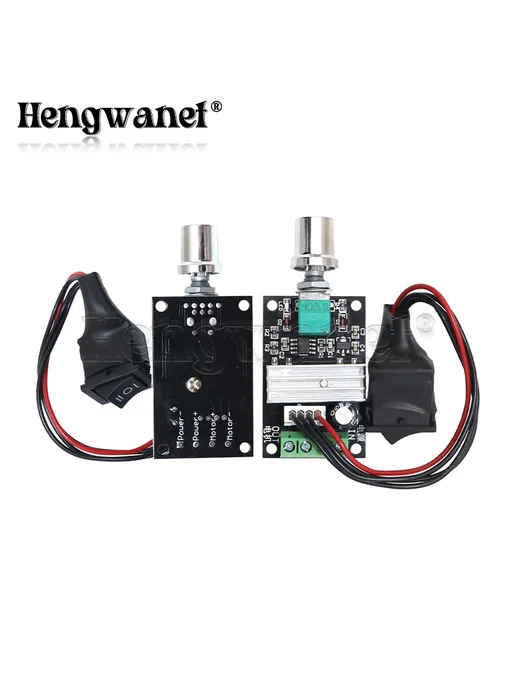 HENGWANET Регулятор скорости двигателя 1203BB 2pcs with switch, 80 Вт, фото 4