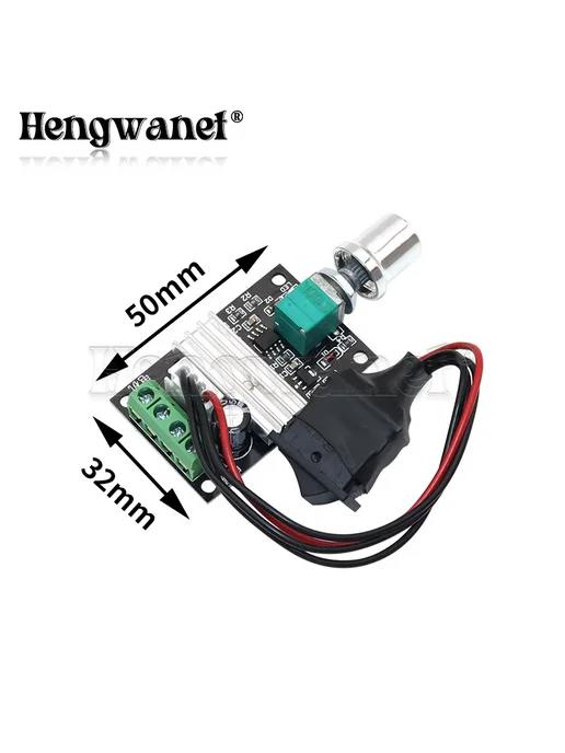 HENGWANET Регулятор скорости двигателя 1203BB 2pcs with switch, 2 шт, фото 5