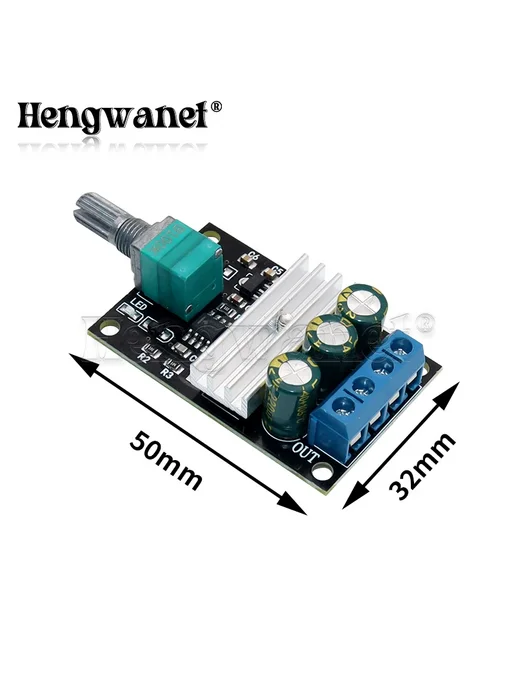 HENGWANET Регулятор скорости двигателя 1203BB 2pcs with switch, 2 шт, фото 6