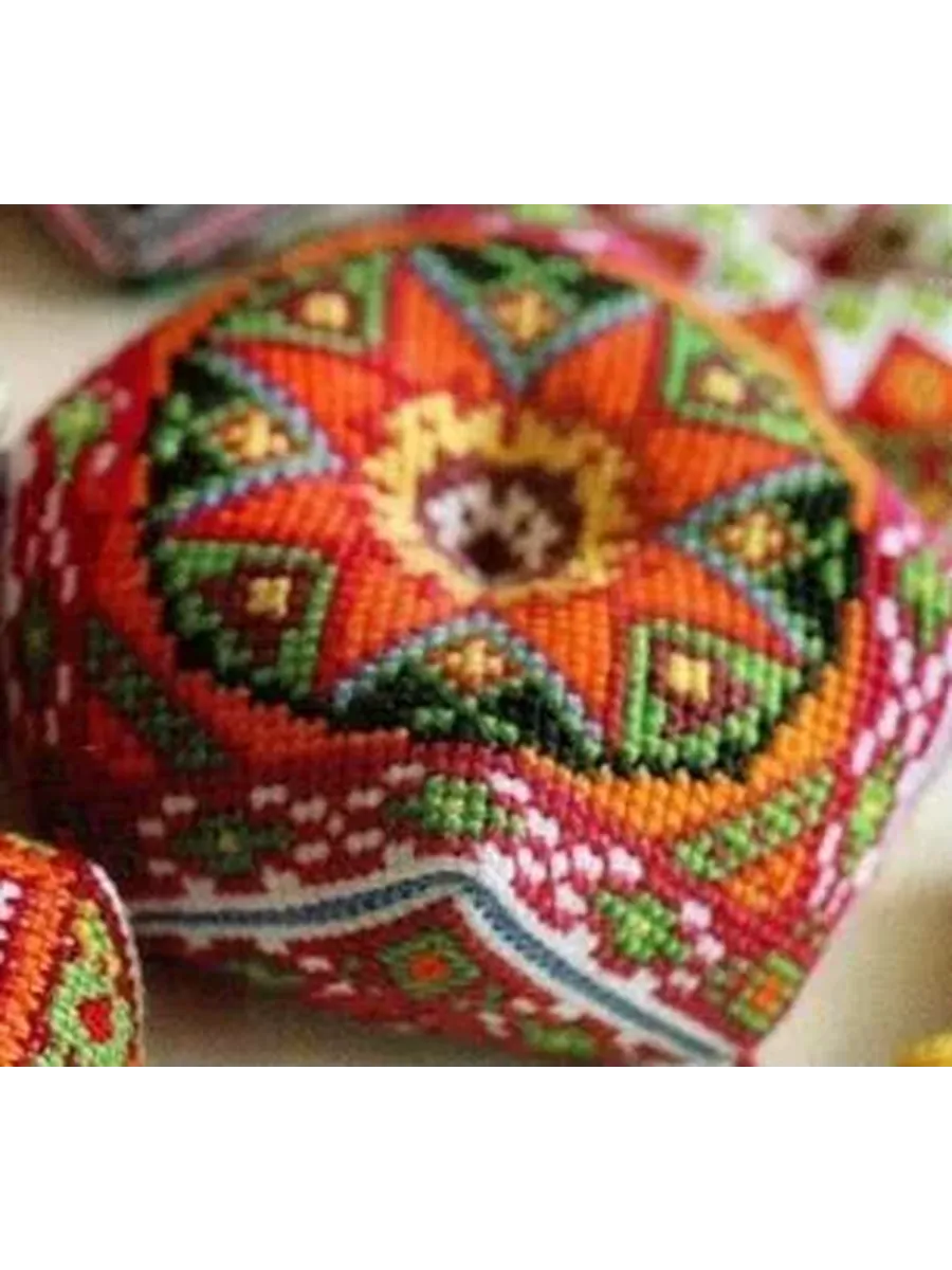 Вышивка крестом на печатной