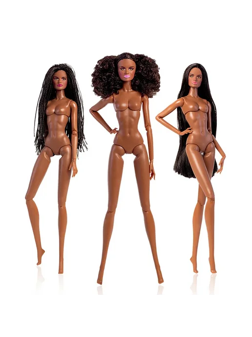 Нет бренда Супермодельная кукла 30 см, Supermodel Doll 2, черный, черный, фото 4