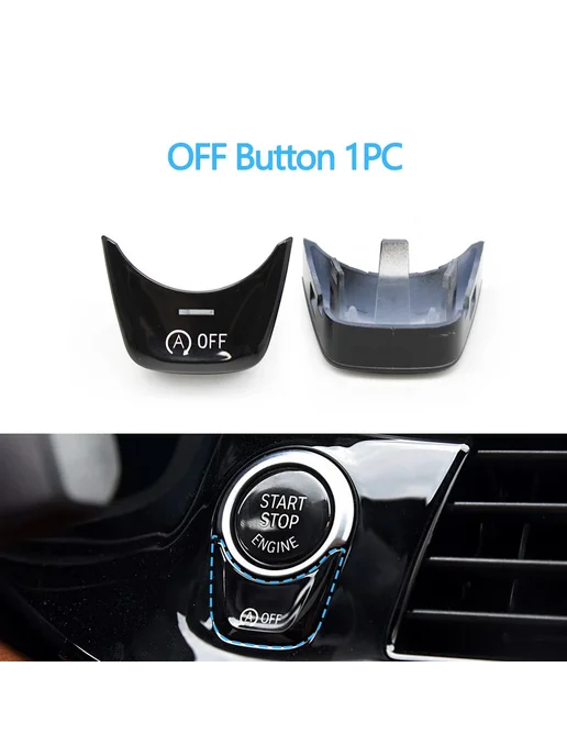 TNAI Кнопка запуска двигателя BMW Start Stop-Black, вариант