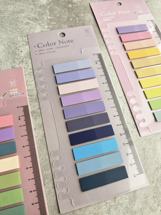 Color Note Стикеры закладки для заметок и книг, фиолетовый, фото 7