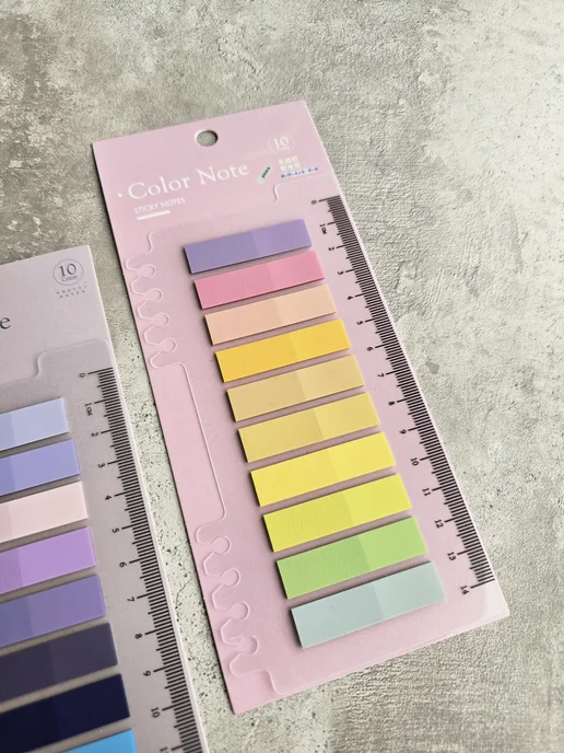Color Note Стикеры закладки для заметок и книг, фиолетовый, фото 8